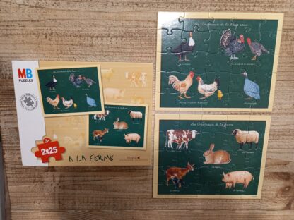 a la ferme puzzles MB