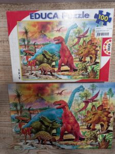 dinosaures puzzle educa