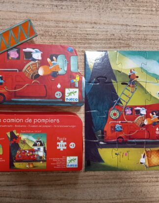 djeco camion pompier puzzle