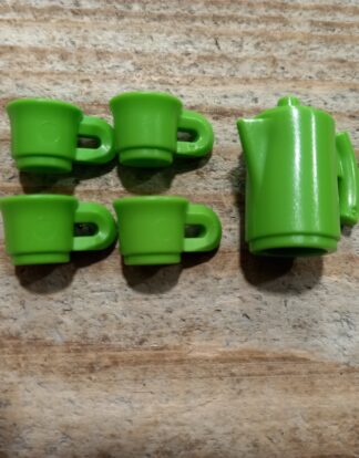 playmobil ref 30510642 tasses et thiere verte