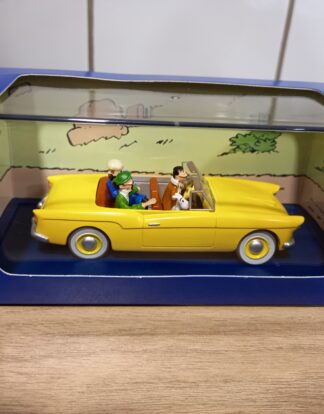 LA VOITURE BORDURE DE L AFFAIRE TOURNESOL TINTIN EDITIONS ATLAS