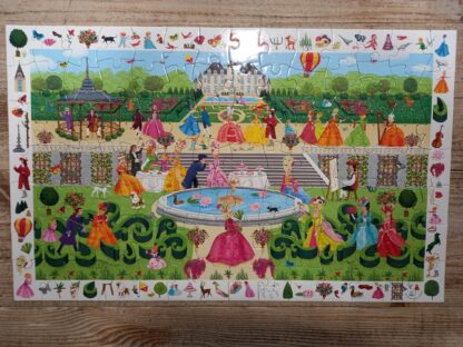 garden party puzzle observation djeco