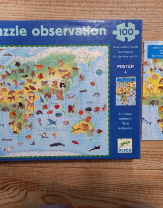 ANIMAUX PUZZLE OBSERVATION DJECO