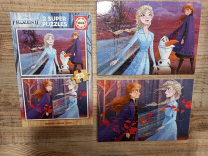 REINE DES NEIGES 2 PUZZLES BOIS EDUCA