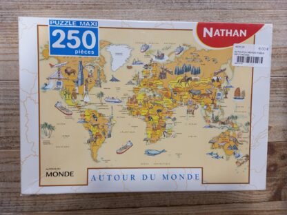 AUTOUR DU MONDE PUZZLE NATHAN