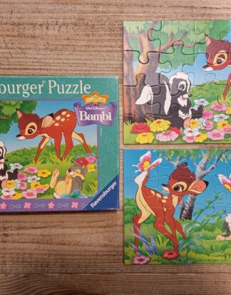 BAMBI 2 PUZZLES DE 20 PIECES RAVENSBURGER