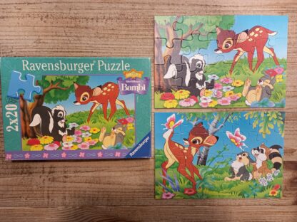 BAMBI 2 PUZZLES DE 20 PIECES RAVENSBURGER