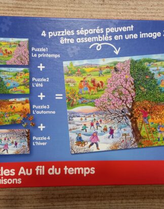 LES SAISONS 4 PUZZLES AU FIL DU TEMPS