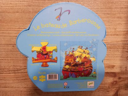 LE BATEAU DE BARBEROUSSE PUZZLE DE 54 PIECES DJECO