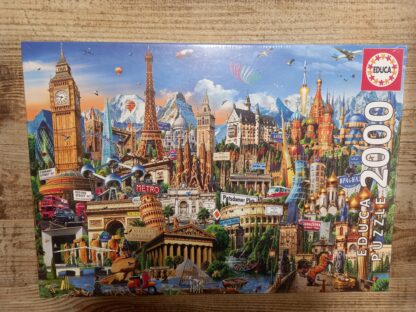 SYMBOLES D EUROPE PUZZLE DE 2000 PIECES EDUCA