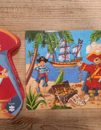 LE PIRATE ET SON TRESOR PUZZLE DE 36 PIECES DJECO