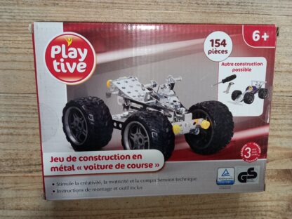 VOITURE DE COURSE METAL PLAYTIVE