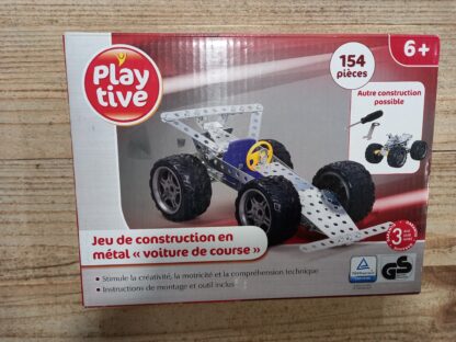 VOITURE DE COURSE METAL PLAYTIVE