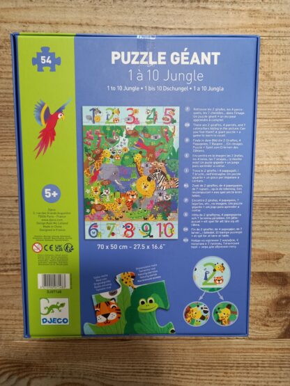 JUNGLE PUZZLE GEANT DE 54 PIECES DJECO