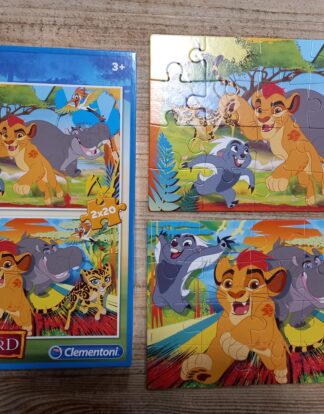 LE ROI LION 2 PUZZLES DE 20 PIECES CLEMENTONI