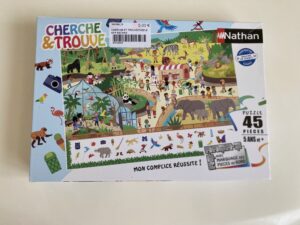 CHERCHE ET TROUVE PUZZLE DE 45 PIECES NATHAN