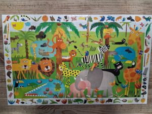 JUNGLE PUZZLE 35 P DJECO