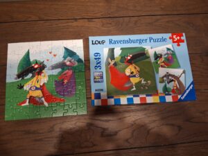 LE LOUP 3 PUZZLES 49 PIECES RAVENSBURGER
