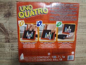 UNO QUATRO MATTEL GAMES
