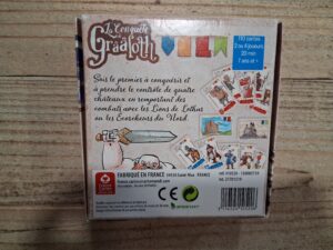 LA CONQUETE DE GRAALOTH FRANCE CARTES