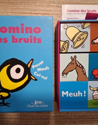 DOMINO DES BRUITS PLAYBAC ECOLE DES LOISIRS