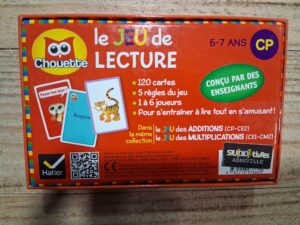 LE JEU DE LECTURE CHOUETTE HATIER