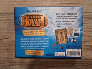 ESCAPE BOX FORT BOYARD DRAGON D OR