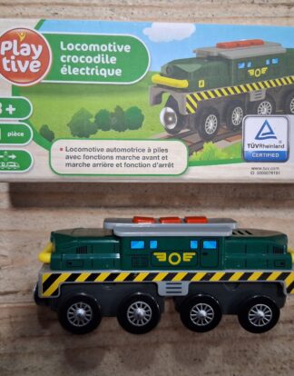 LOCOMOTIVE CROCODILE ELECTRIQUE PLAYTIVE