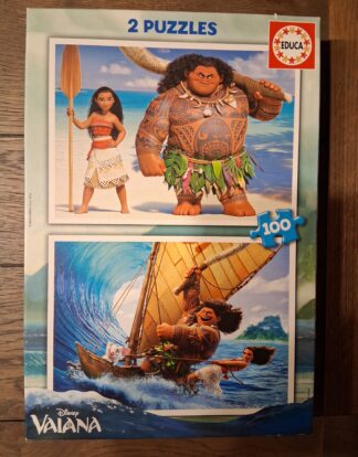 VAIANA 2 PUZZLES DE 100 PIECES EDUCA
