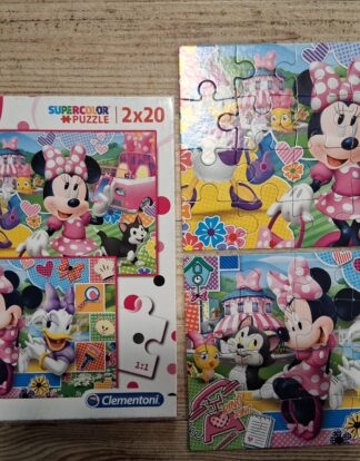 MINIIE 2 PUZZLES DE 20 PIECES CLEMENTONI