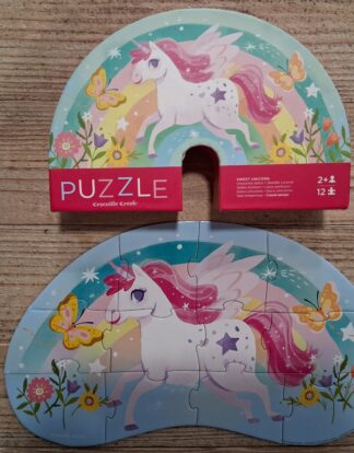 GENTILLE LICORNE PUZZLE DE 12 PIECES CROCODILE CREEK