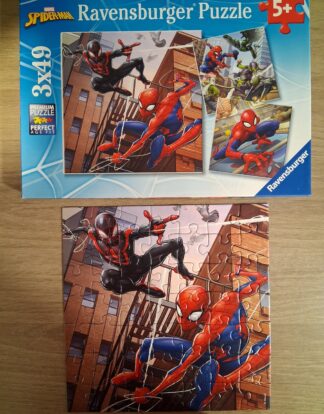SPIDERMAN 3 PUZZLES DE 49 PIECES RAVENSBURGER