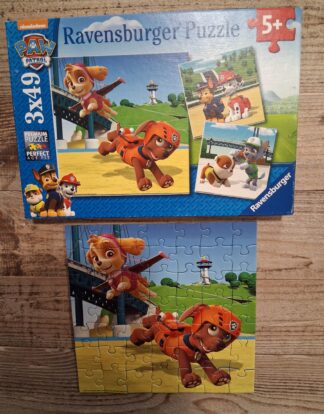 PAW PATROL 3 PUZZLES DE 49 PIECES RAVENSBURGER