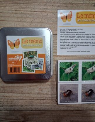 LE MEMO DES PETITES BETES INIATIVES FLEURS ET NATURE