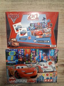 CARS 2 2 EN 1 MEMO ET PUZZLE DE 35 PIECES CLEMENTONI