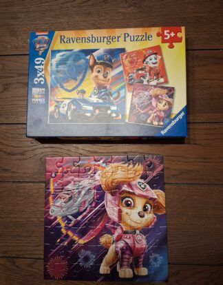 PAW PATROL 3 PUZZLES DE 49 PIECES RAVENSBURGER
