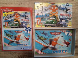 PLANES 2 PUZZLES DE 20 PIECES CLEMENTONI
