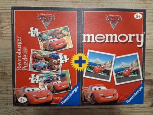 CARS 2 3 PUZZLES ET 1 MEMORY RAVENSBURGER