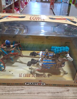LE CHAR DE RAMSES 2 COLLECTION EGYPTE PLASTOY
