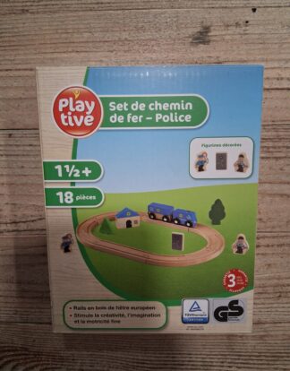 SET DE CHEMIN DE FER ET POLICE PLAYTIVE