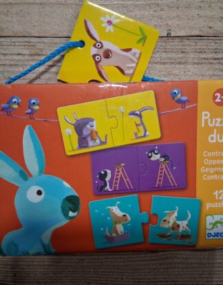 PUZZLES DUO CONTRAIRES DJECO
