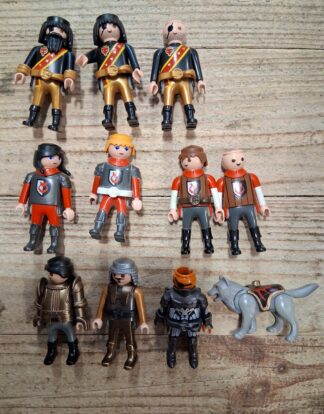 playmobil lot chevaliers loup