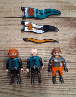 playmobil lot chevaliers faucon