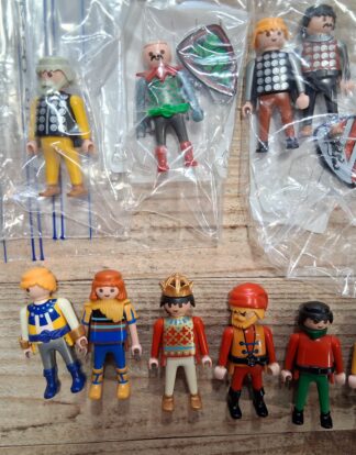 playmobil lot personnages moyen age divers
